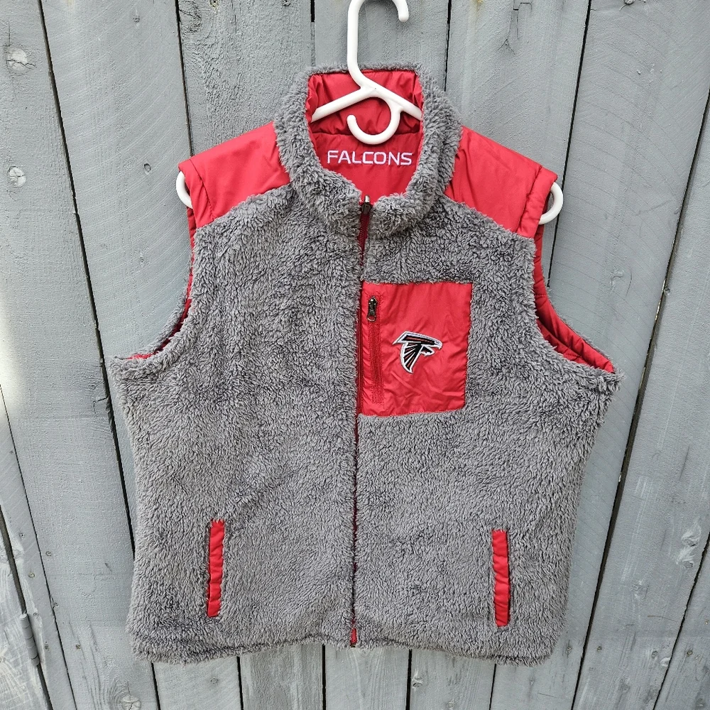 NWT NFL Atlanta Falcons Reversible Vest - Picture 3 of 7